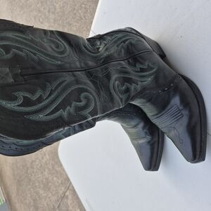Ariat Black Leather Cowboy Boots